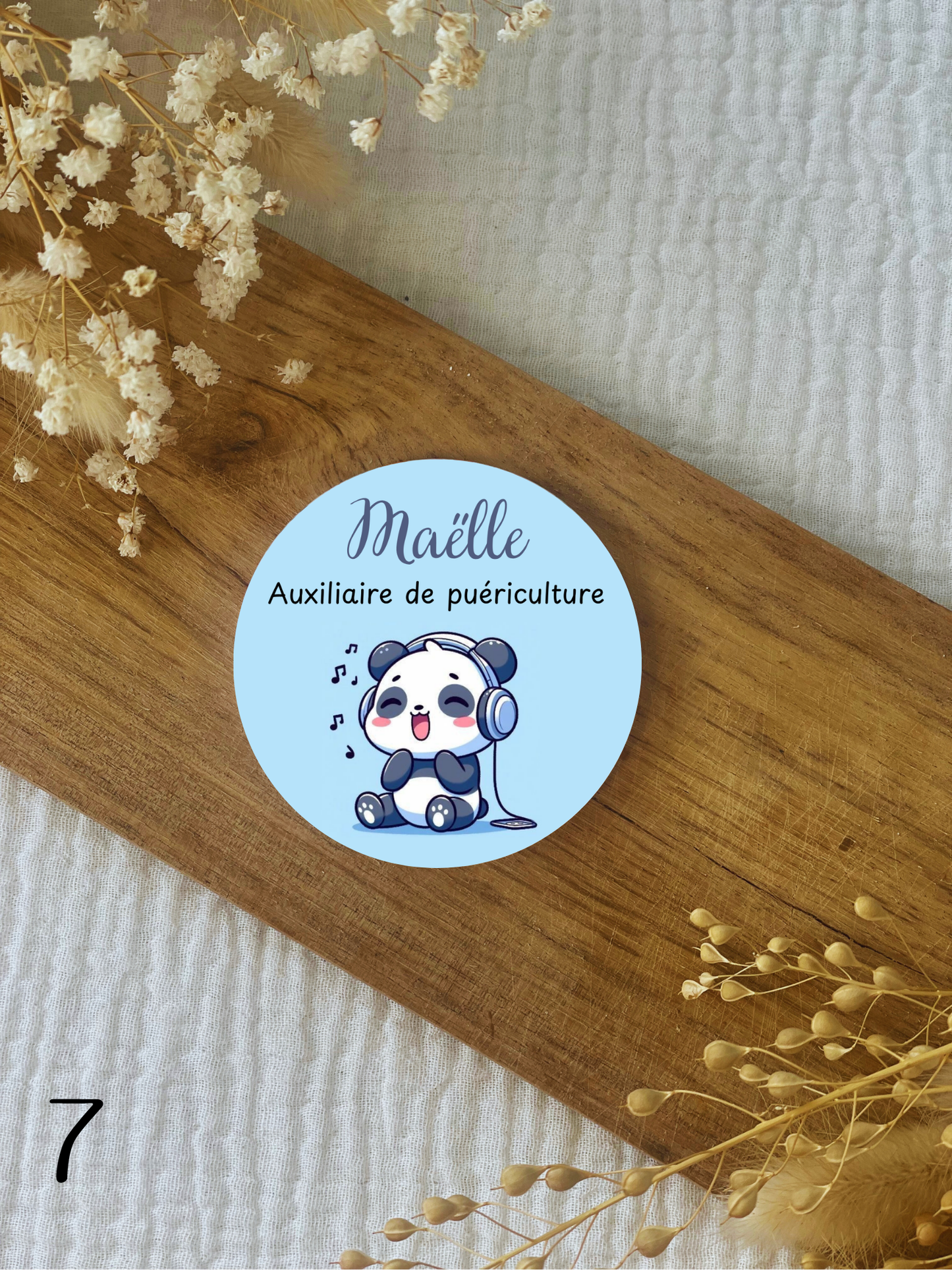 Badge soignant personnalisé Animal