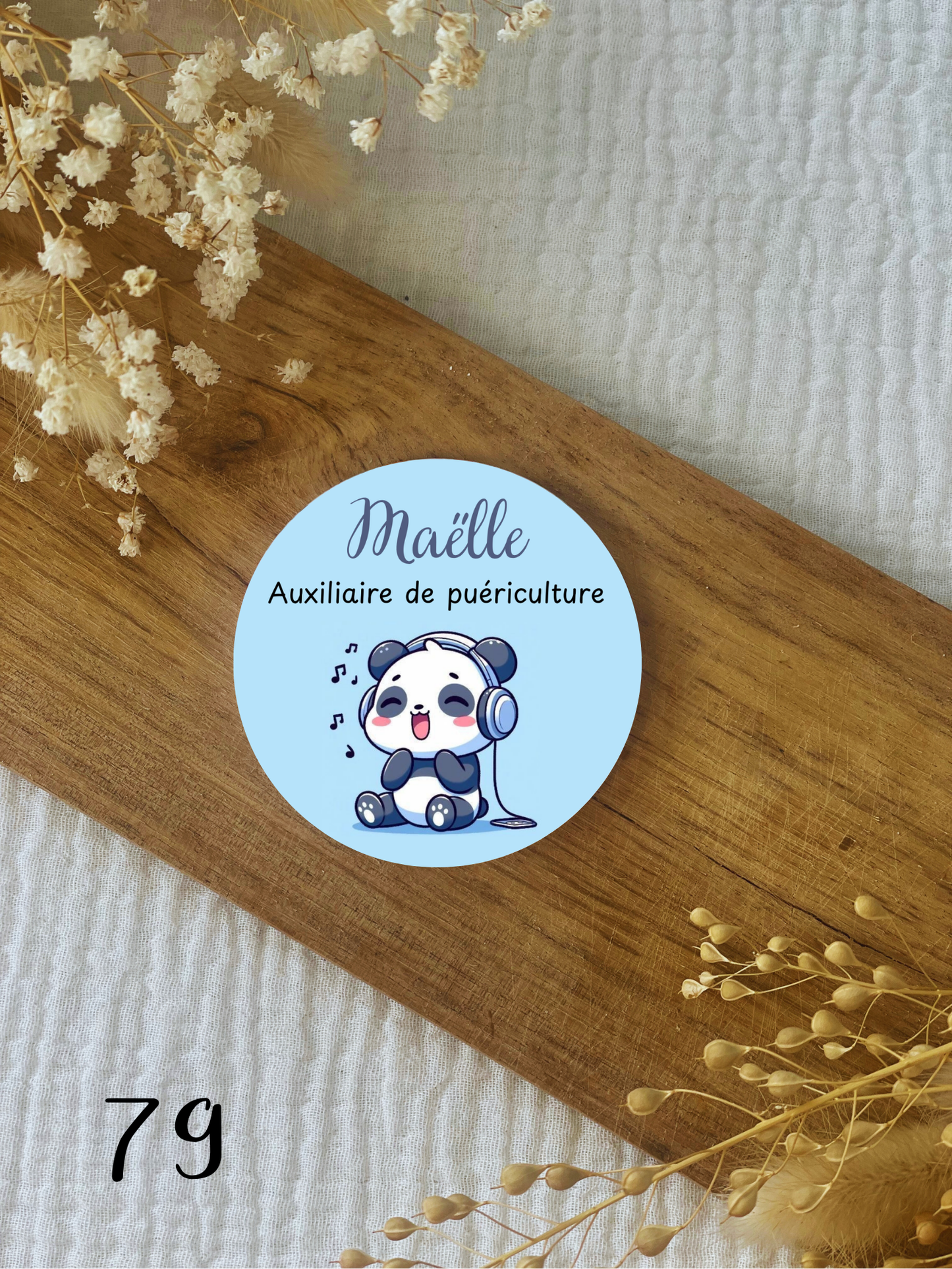 Badge soignant personnalisé Animal