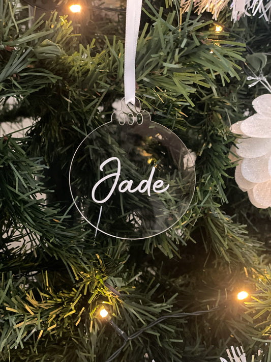 Boule plexi - Prénom